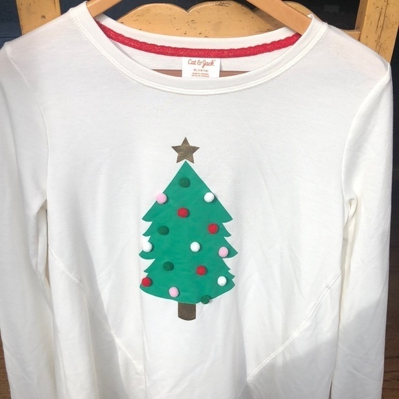 GIRLS Christmas Tunic Tee NWT Girls XL - Picture 2 of 8